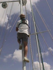 Mast steps photo copyright SW taken at  and featuring the  class
