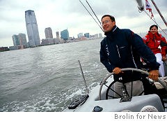 Michael Fortenbaugh sailing America II in New York photo copyright SW taken at  and featuring the  class