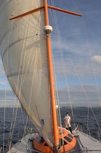 Michael at the wheel - photo by Julien Girardot DPPI photo copyright SW taken at  and featuring the  class