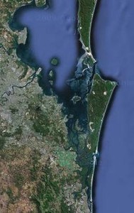 Moreton Bay satellite photo copyright SW taken at  and featuring the  class