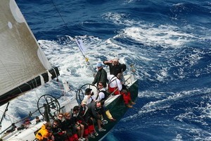 Royal Ocean Racing Club’s team skipper David Aisher, past commodore of the RORC, racing aboard his Rogers 46, Yeoman XXXII. Credit: Courtesy Royal Ocean Racing Club photo copyright New York Yacht Club http://www.nyyc.org taken at  and featuring the  class