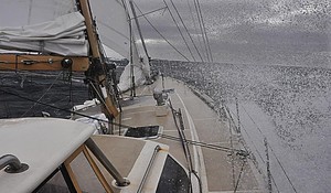 OW Gale spray photo copyright David Thoreson http://bluewaterstudios.com/ taken at  and featuring the  class
