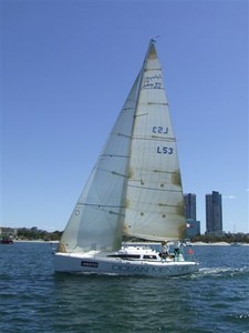 Ocean Mentor spreads her wings on the Gold Coast Broadwater photo copyright Rob Mundle taken at  and featuring the  class