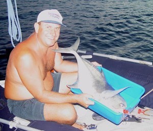 Our champion fishing buddy photo copyright Ley and Neil Langford taken at  and featuring the  class