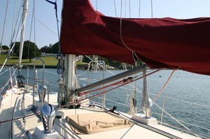 Permanent preventer in place photo copyright SW taken at  and featuring the  class