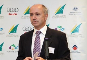 Phil Jones (AUS) headed the 2009-10 ISAF Olympic Commission photo copyright Yachting Australia http://yachting.org.au/ taken at  and featuring the  class