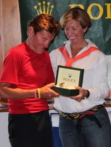 Jahn Wayt receiving prize Photo: Scott Diamond - Farr 40 North American Championship photo copyright SW taken at  and featuring the  class
