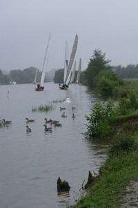 Rater Bourne End week and ducks photo copyright SW taken at  and featuring the  class