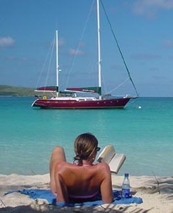 Relaxing times on shore - is this what you think photo copyright SW taken at  and featuring the  class
