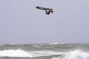 Ricardo Campello stalled forward - 2009 PWA Colgate World Cup photo copyright  John Carter / PWA http://www.pwaworldtour.com taken at  and featuring the  class