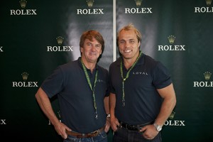 Rolex Sydney-Hobart 2009 press conference at the Cruising yacht Club of Australia - Left: SEAN LANGMAN and PHIL WAUGH photo copyright  Andrea Francolini / Rolex http://www.afrancolini.com taken at  and featuring the  class