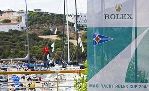 Dockside at the YCCS before the start of the 2008 Maxi Yacht Rolex Cup photo copyright  Rolex/ Kurt Arrigo http://www.regattanews.com taken at  and featuring the  class