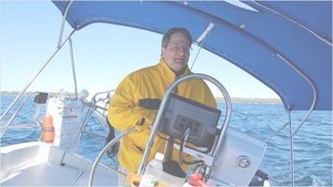 Ron Stefanski and his family splurged recently on the 38ft Tres Joli - and don't regret it photo copyright SW taken at  and featuring the  class