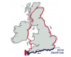 Route Map of the trip so far photo copyright SW taken at  and featuring the  class