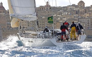 Rubino, finishing the long race, second boat to finish in real time photo copyright  Rolex/ Kurt Arrigo http://www.regattanews.com taken at  and featuring the  class