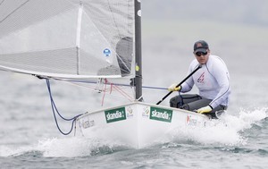Zach Railey (USA) racing in the finn class on day 5 of the 2009 Skandia Sail for Gold Regatta in Weymouth and Portland.
onEdition 2009©


 photo copyright onEdition http://www.onEdition.com taken at  and featuring the  class