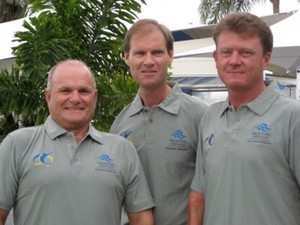 Sailor of the Year with a Disability - Colin Harrison, Russell Boaden and Graeme Martin photo copyright  Yachting WA . http://wa.yachting.org.au taken at  and featuring the  class