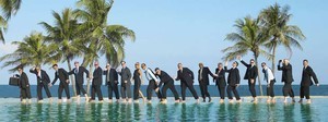 Six Senses Resorts & Spas core management team... a sense of fun is essential photo copyright SW taken at  and featuring the  class