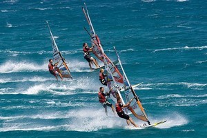 Slalom hussle - 2009 Fuerteventura PWA Grand Slam – Day 4 photo copyright  John Carter / PWA http://www.pwaworldtour.com taken at  and featuring the  class