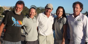 Solo Trans Tasman 2010 Soothsayer support team of Bob Scells, Susie Rasmussen, Barry Woods and Jon Sayer photo copyright Tracey Johnstone taken at  and featuring the  class