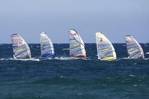 Start line action -  2009 Catalunya Costa Brava PWA World Cup ­ Day 1 photo copyright  John Carter / PWA http://www.pwaworldtour.com taken at  and featuring the  class