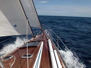 Staysail - Reaching under genny and staysail photo copyright SW taken at  and featuring the  class