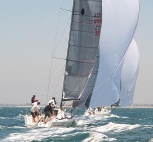 Team Ruckus lead Mile High Klub - Flying Tiger Pacific Coast Championships photo copyright SW taken at  and featuring the  class