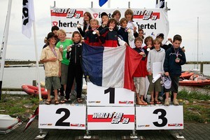 Team F - World O&rsquo;pen Cup 2009 photo copyright Jérome Houyvet Houyvet http://www.bicsport.com taken at  and featuring the  class