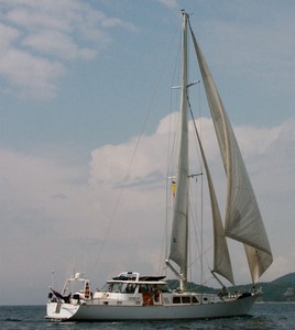 The 92-foot, Willam Garden designed, Lishbeen Lady photo copyright Stuart Broom taken at  and featuring the  class