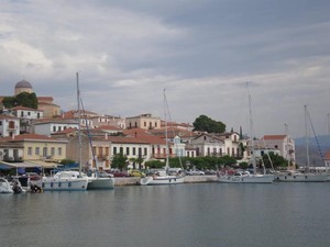 The cute Harbour of Galaxidi photo copyright Yacht Balvenie taken at  and featuring the  class