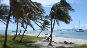 Tobago Cays beautiful and safe photo copyright Nancy Knudsen taken at  and featuring the  class
