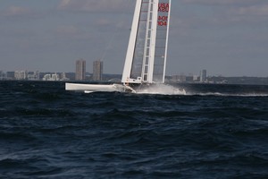 Cogito (USA) C-Class catamaran -  in 18-23kts of wind and a reasonable sea running Toronto ICCCC - 2007 photo copyright SW taken at  and featuring the  class