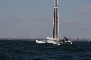 Cogito (USA) C-Class catamaran -  in 18-23kts of wind and a reasonable sea running Toronto ICCCC - 2007 photo copyright SW taken at  and featuring the  class