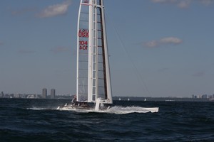 Cogito (USA) C-Class catamaran -  in 18-23kts of wind and a reasonable sea running Toronto ICCCC - 2007 photo copyright SW taken at  and featuring the  class