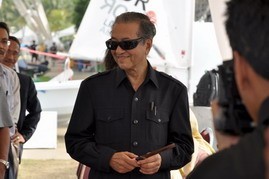 Tun Dr Mahathir at the Putrajaya Regatta 2009 photo copyright AsianYachting.com taken at  and featuring the  class