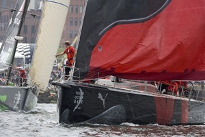 

PUMA Ocean Racing, skippered by Ken Read (USA) at the start of leg 7 from Boston to Galway
 photo copyright Sally Collison/PUMA Ocean Racing http://www.sallycollison.com taken at  and featuring the  class
