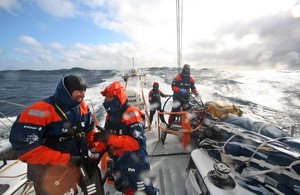 Jens Dolmer and Arve Roaas chatting onboard Ericsson 3, on leg 7 from Boston to Galway

 photo copyright Gustav Morin/Ericsson Racing Team/Volvo Ocean Race http://www.volvooceanrace.org taken at  and featuring the  class