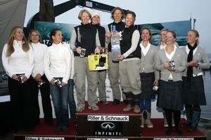 Womens Match Racing podium (c) Stephan Zimmermann  - Berlin Match Race photo copyright Berlin Match Race http://www.berlin-match-race.de taken at  and featuring the  class