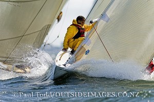 The 6 Metre worlds 2009 in Newport Rhode Island. Wednesday 2nd day of racing.
The race committee led the fleet under the Newport Bridge and up in to Narragansett Bay with a 16-22 knot wind out of the North East.
paul@outsideimages.co.nz  UK (44) 7825295778
Credit line must read: ©Paul Todd/outsideimages.co.nz
or a Û50 fee will be charged photo copyright Paul Todd/Outside Images http://www.outsideimages.com taken at  and featuring the  class