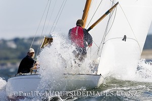 The 6 Metre worlds 2009 in Newport Rhode Island. Wednesday 2nd day of racing.
The race committee led the fleet under the Newport Bridge and up in to Narragansett Bay with a 16-22 knot wind out of the North East.
paul@outsideimages.co.nz  UK (44) 7825295778
Credit line must read: ©Paul Todd/outsideimages.co.nz
or a Û50 fee will be charged photo copyright Paul Todd/Outside Images http://www.outsideimages.com taken at  and featuring the  class