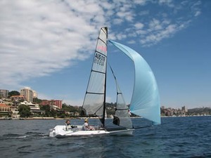 Ame Barnbrook sailing. http://www.sailability.org/au/nsw/ photo copyright Sailability taken at  and featuring the  class