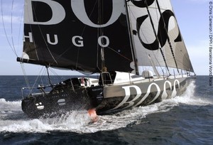 Hugo Boss departs Wellington after pit-stop photo copyright Barcelona World Race http://www.barcelonaworldrace.org taken at  and featuring the  class