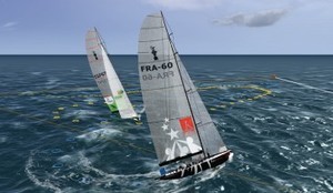 Realistic graphics used in sailing are a direct spinoff from the movie industry. photo copyright ARL Media http://www.arl.co.nz/ taken at  and featuring the  class