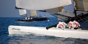 Alinghi training. Photo: George Johns/Alinghi photo copyright www.alinghi.com  taken at  and featuring the  class