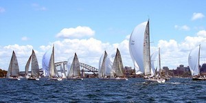 Farr 40 fleet on Sydney Harbour photo copyright Sam Crichton  taken at  and featuring the  class