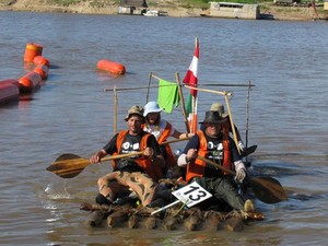 Finish - Great Amazon Raft Race photo copyright Robert Dowling http://amazonquest.net taken at  and featuring the  class