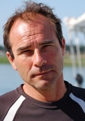 Franck Proffit, Alinghi Sailing Team member. Photo credit: George Johns/Alinghi) photo copyright Copyright / Alinghi http://www.alinghi.com taken at  and featuring the  class