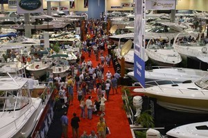 Show Crowds in Convention Halls - 2008 Miami International Boat Show photo copyright SW taken at  and featuring the  class