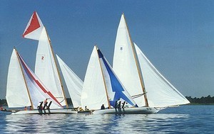 Log Canoe racing photo copyright Andrew Campbell http://www.campbellsailing.com taken at  and featuring the  class