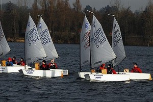 Burghfield Optimist Winter Open - images www.breezephotographic.co.uk photo copyright SW taken at  and featuring the  class